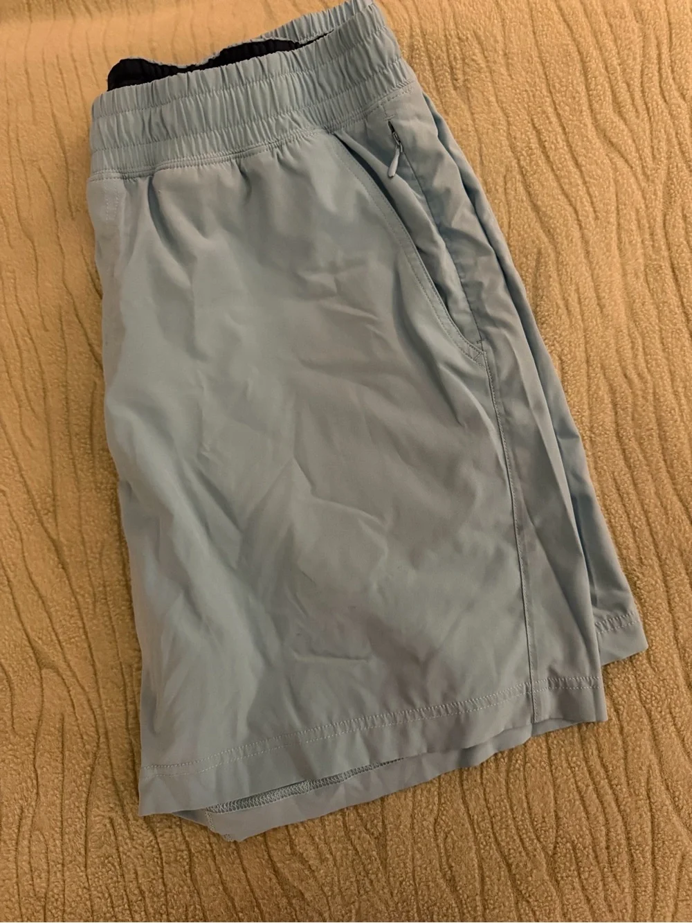 RHONE Men's Athletic Shorts - Light Gray large